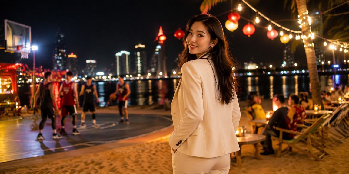 Người hâm mộ thể thao tại Đà Nẵng theo dõi trận bóng rổ và đặt cược trên xsstr