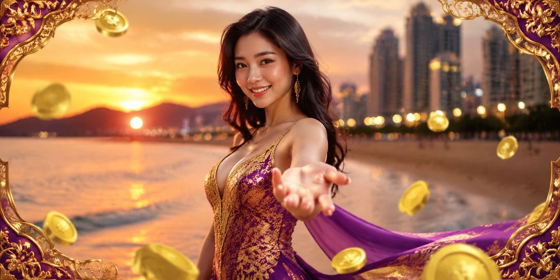 Người dùng tại Đà Nẵng thực hiện nạp tiền thưởng qua ứng dụng di động bên bờ biển